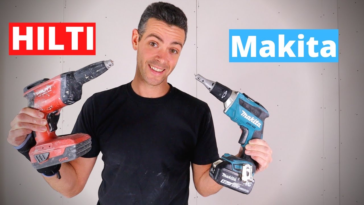 Hilti vs Makita Cordless Drywall Screwgun!!!