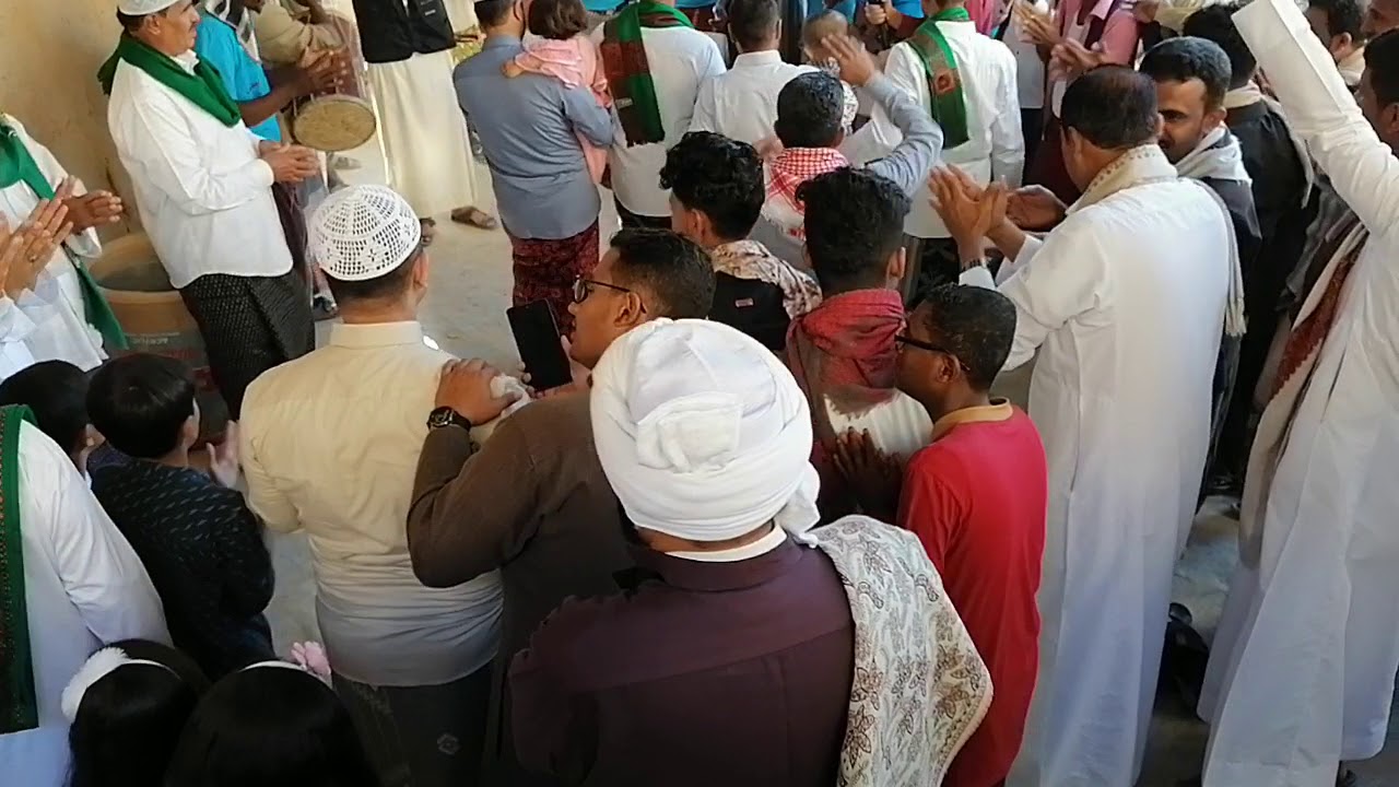 القطات من زواج اولاد المنصب المرحوم الجد عيدروس بن حسن العطاس _سدبه حوطه حميشه
