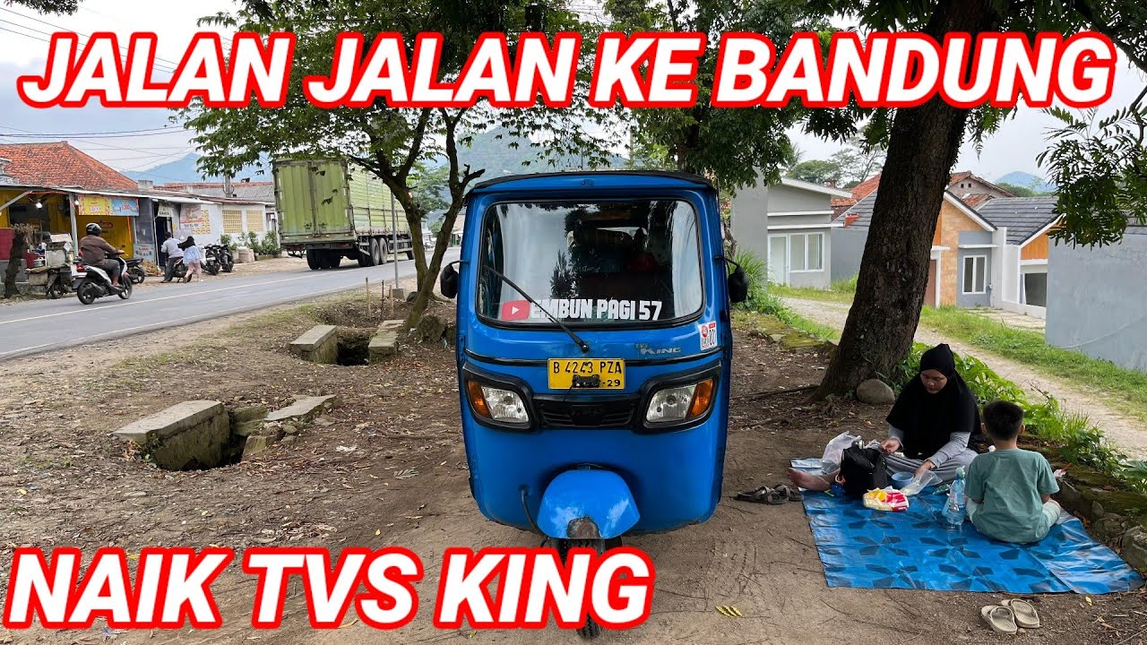 JAlAN JALAN KE BANDUNG NAIK TVS KING