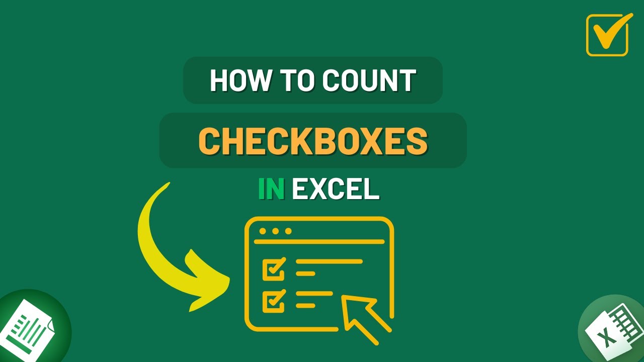 Как подсчитать флажки в Excel