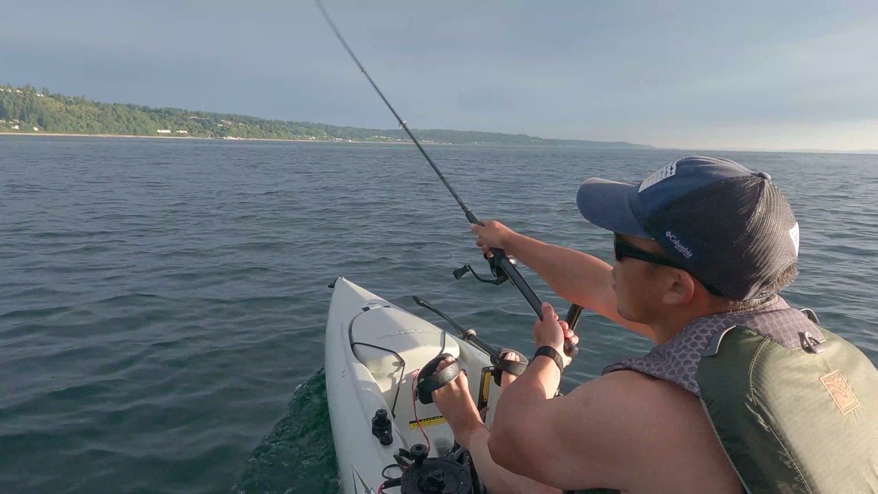 Puget Sound Washington Kayak Pink Salmon Fishing 2021