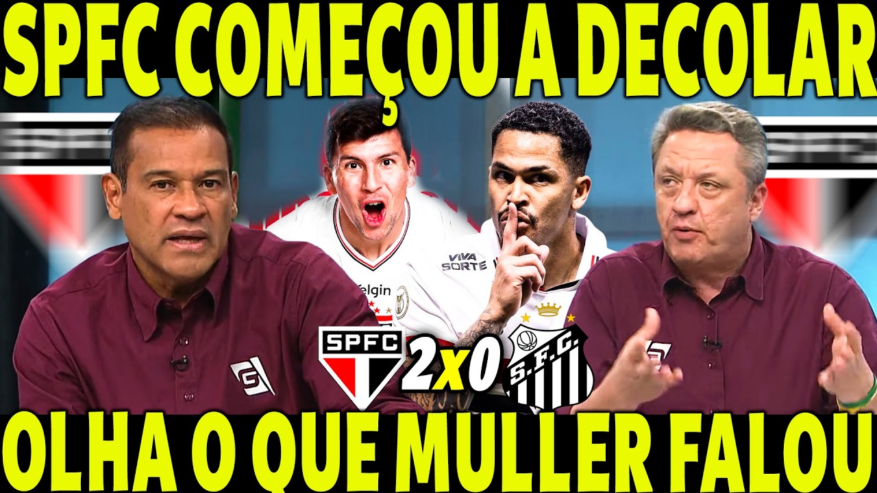 SPFC COMEÇOU A DECOLAR! OLHA O QUE MULLER FALOU SOBRE A VITÓRIA DO SÃO PAULO!