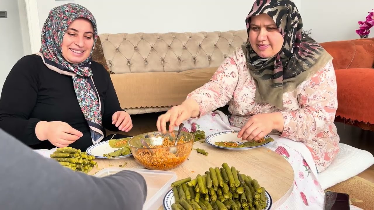Limon GİBİ SARI ‼️SIRRI İÇ HARCINDA 💯LOKUM GİBİ AĞIZDA DAĞILAN YAPRAK SARMASI 😋# yapraksarması