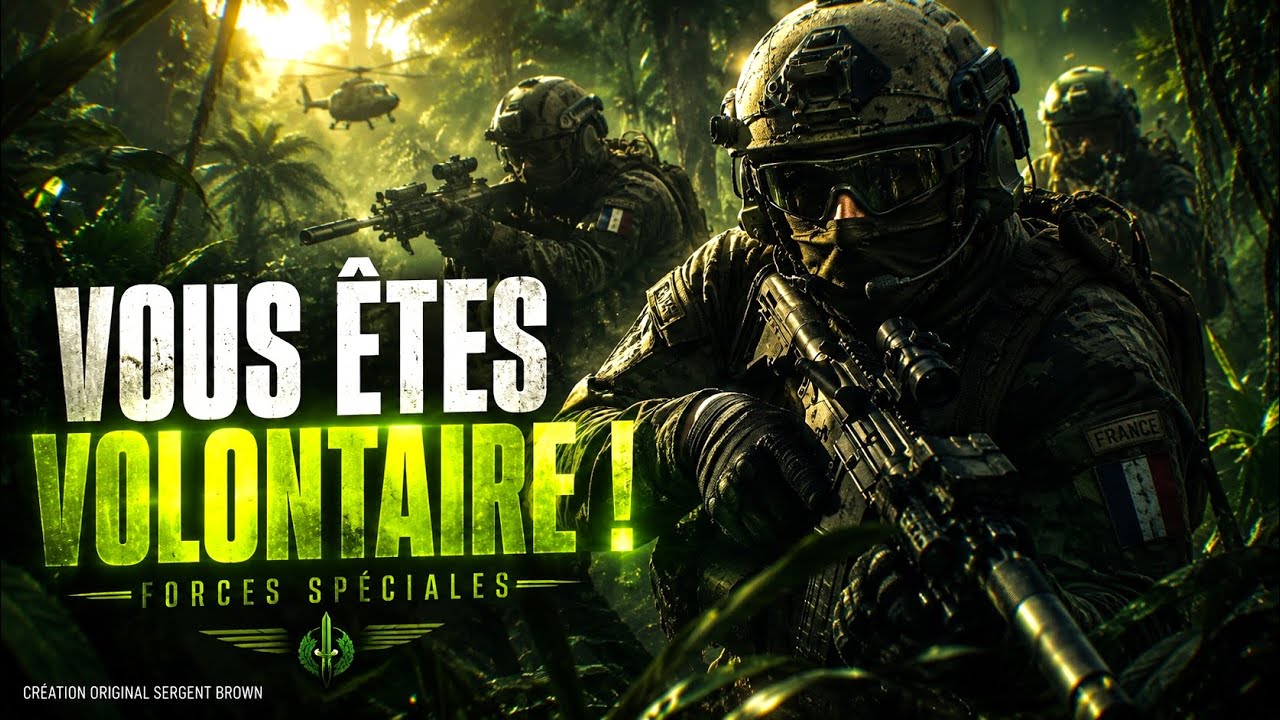 VOUS &Ecirc;TES TOUS VOLONTAIRE ! Motivation militaire, forces sp&eacute;ciales.