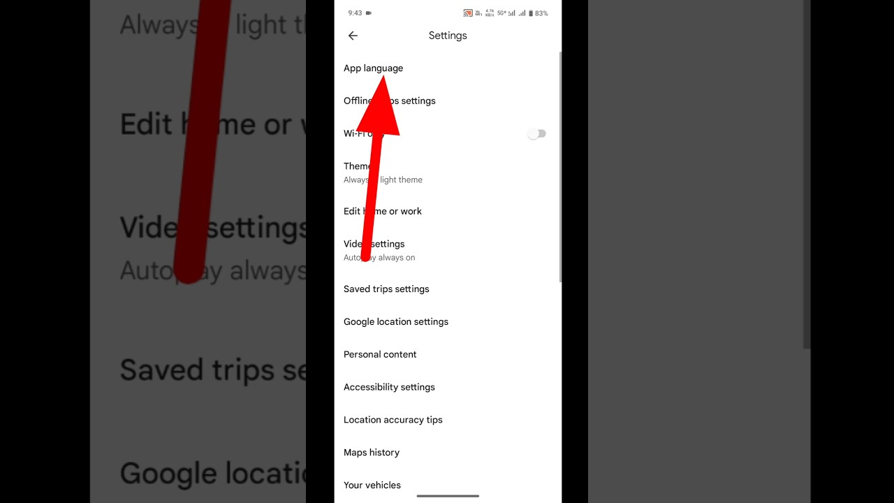 How to change language on google maps app #shorts #googlemaps #tips #viral