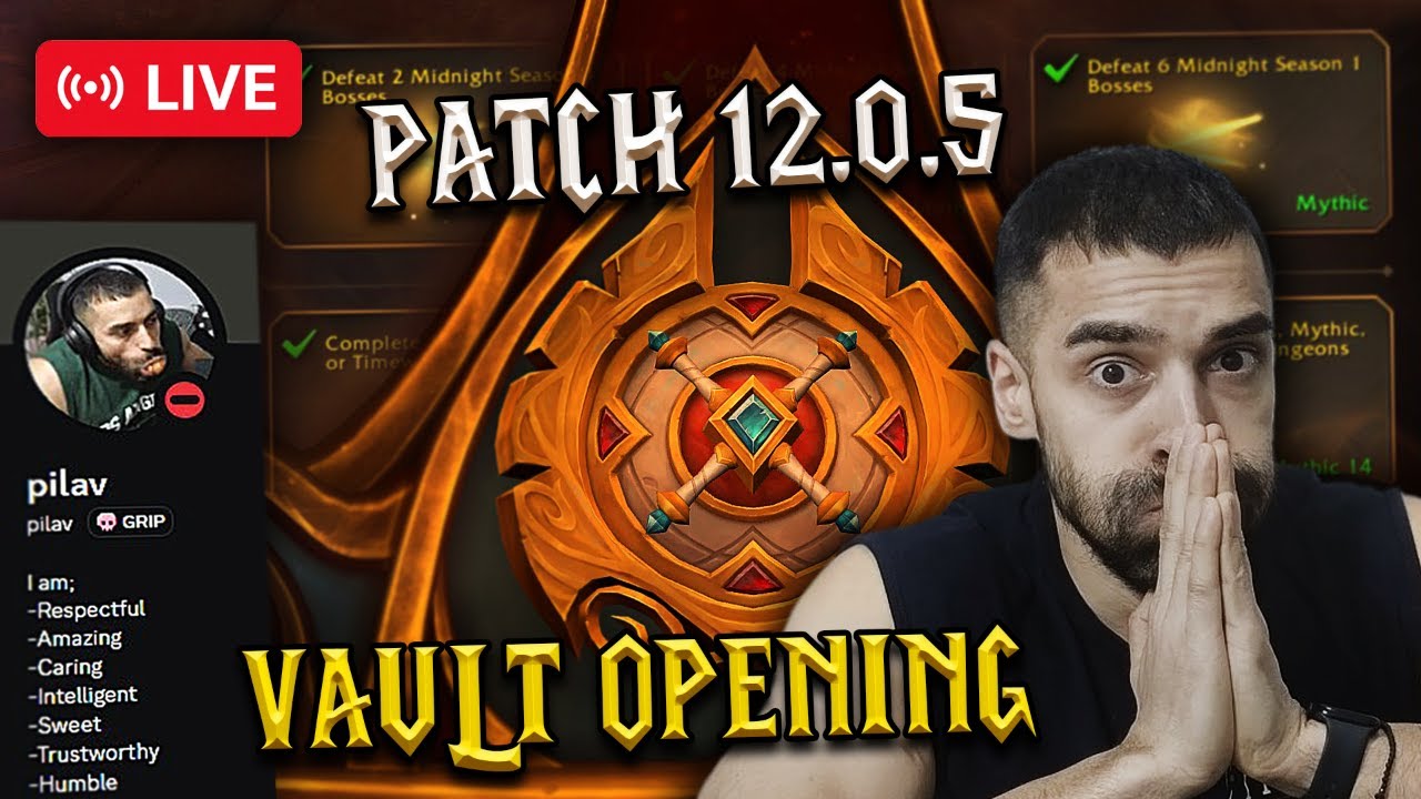 Today I will have a lot of FUN playing WoW. Good Vault,Bonus Rolls and GREAT prog on Lura! Yep 100%.