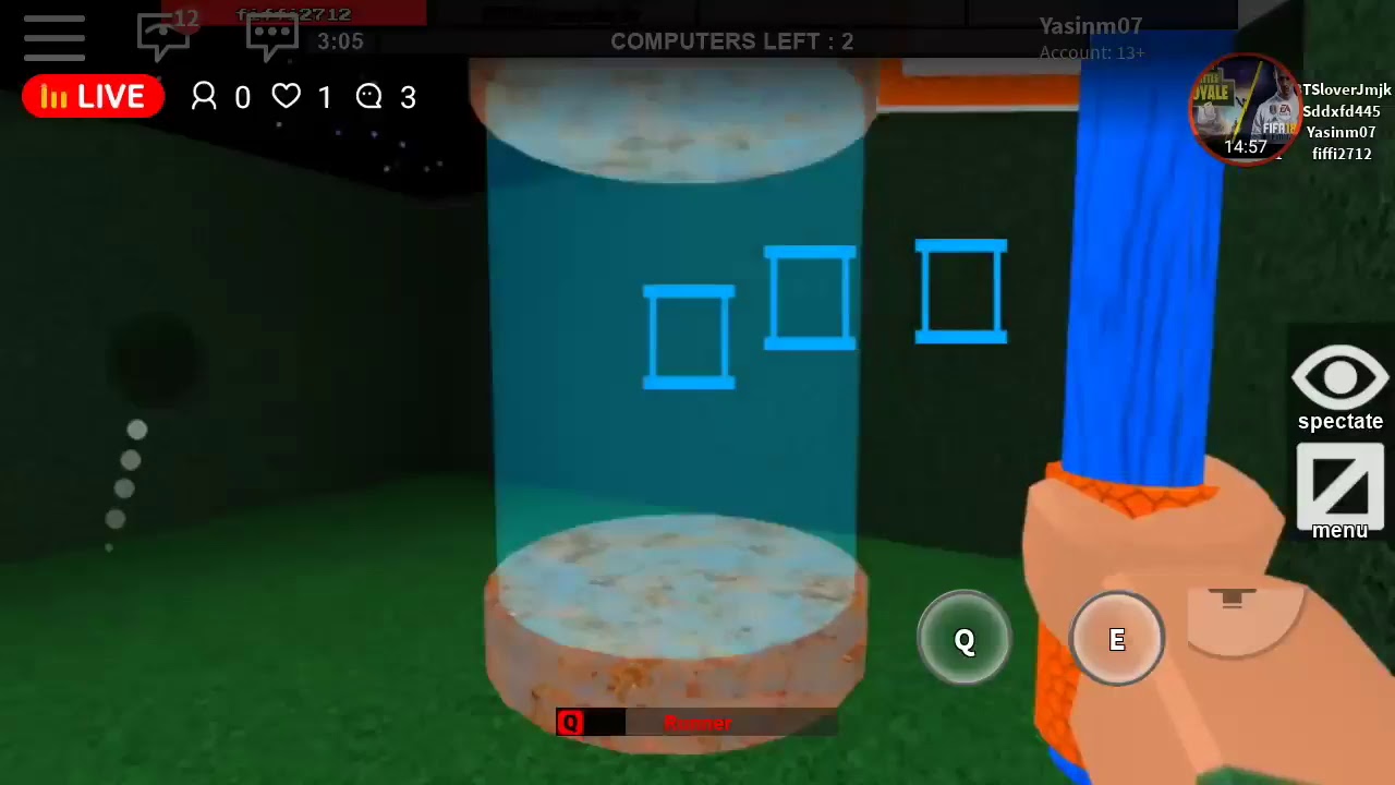 Testar Roblox