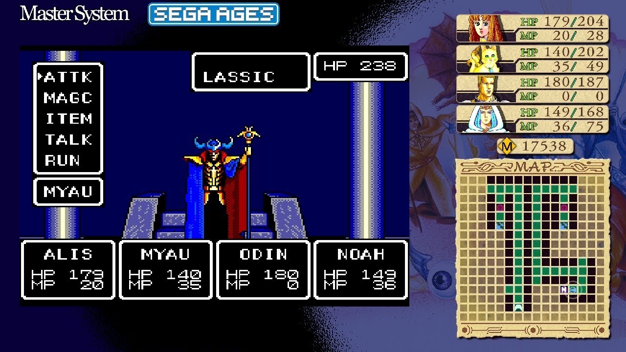 Phantasy Star Sega Ages Nintendo Switch Ages Mode Full Longplay with FM Sound