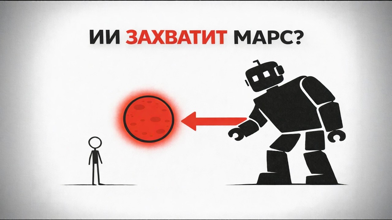 ИИ захватит Марс раньше нас? 🤖🚀 #ИИ #Марс #Колонизация #Будущее #Космос #ИскусственныйИнтеллект