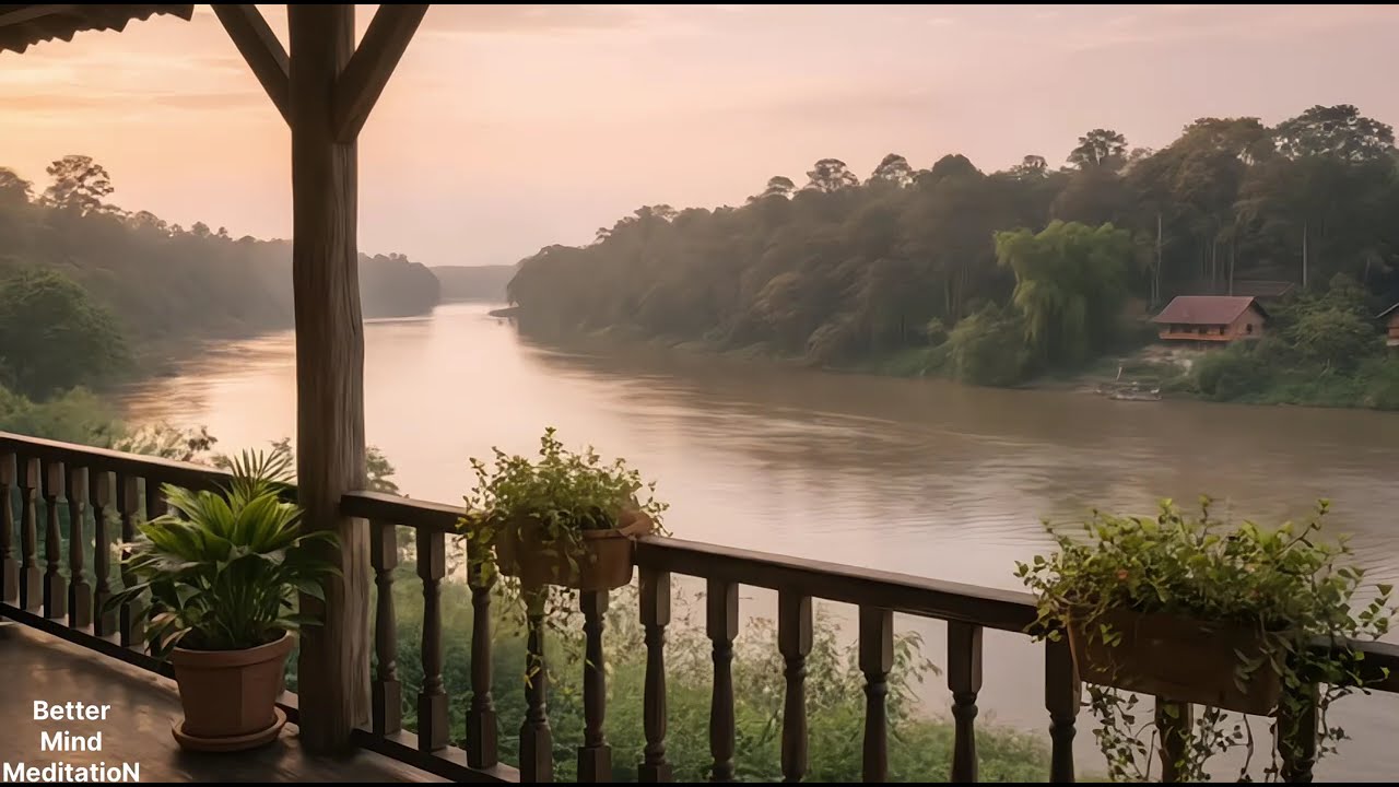 River Sounds for Relaxation & Sleep 🌅🌅