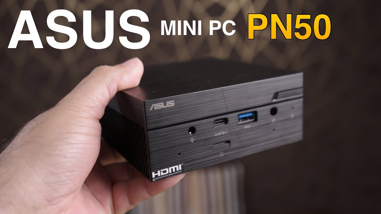 ASUS MINI PC PN50 - AMD Ryzen 4000 Series Processor with Radeon Vega 7 Graphics (powerful / compact)