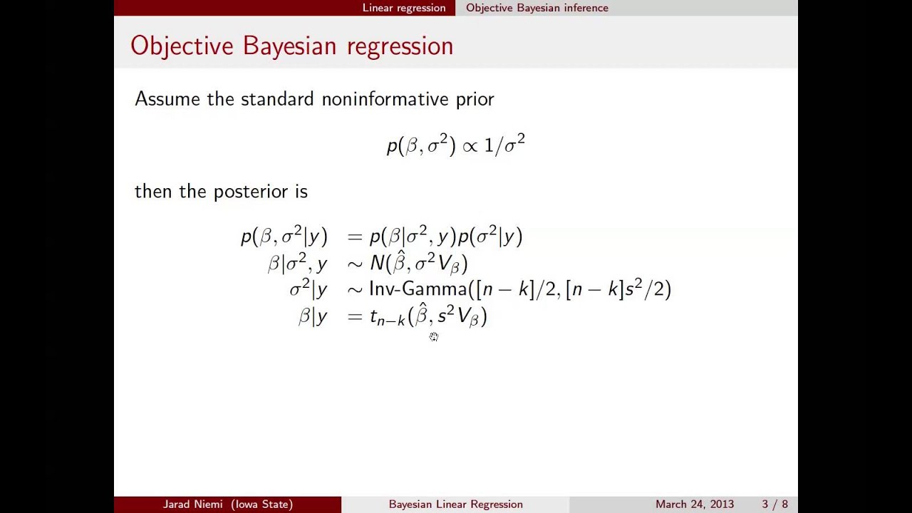 Bayesian linear regression