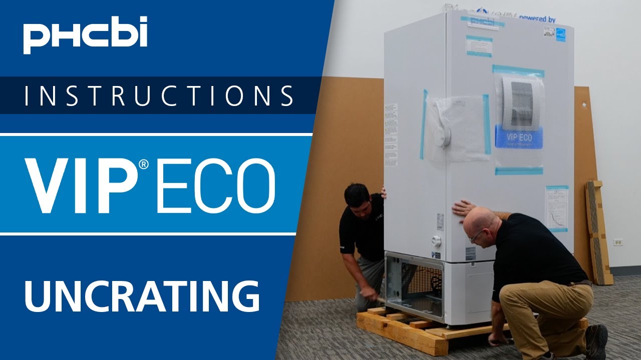 How to Safely Unpack the PHCbi Brand VIP ECO Ultra-Low Freezer