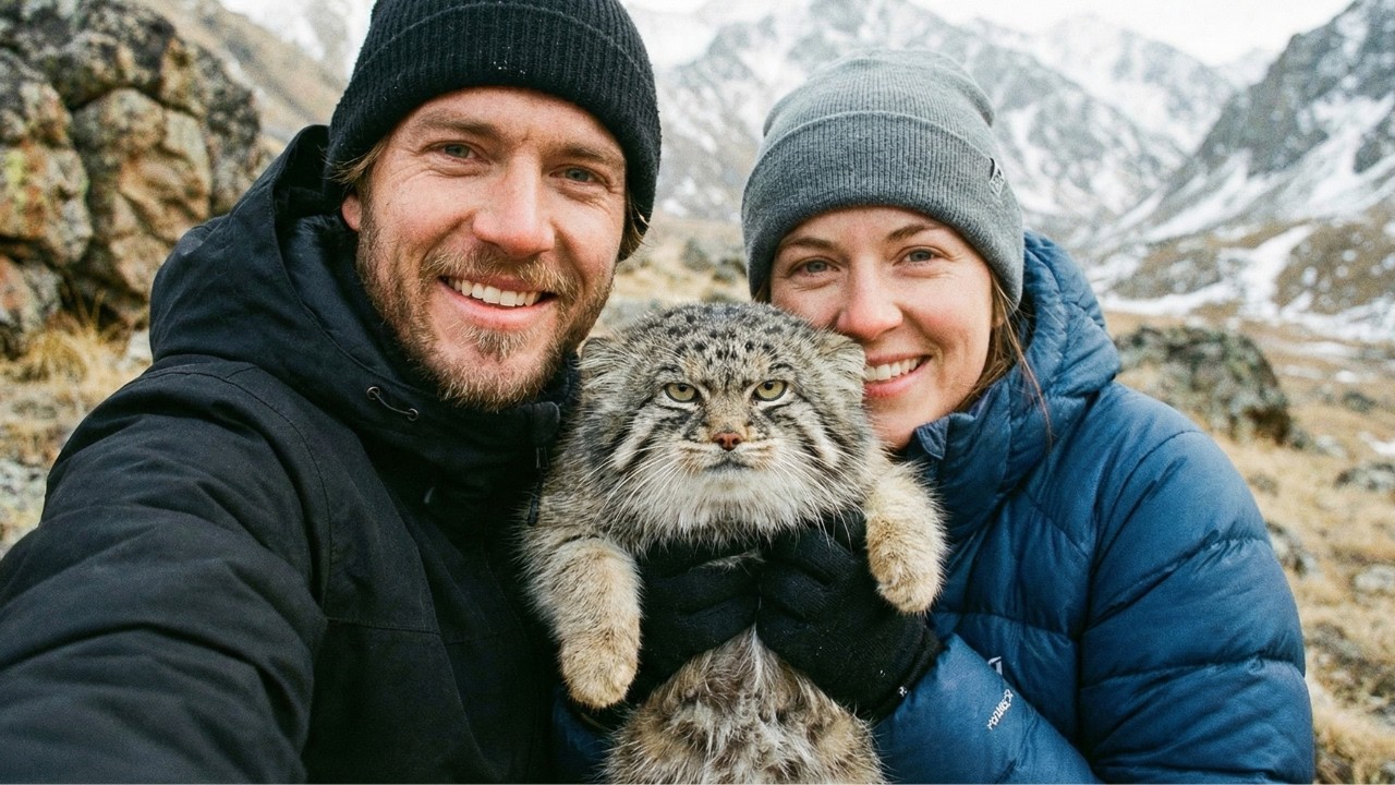 A Wild Pallas's Cat Visited Our RV in a Snowstorm