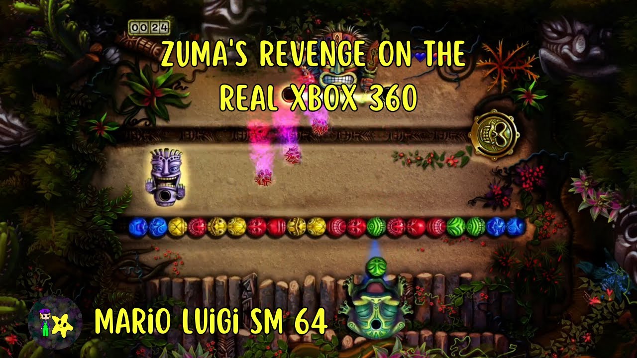 zuma's revenge on the real xbox 360