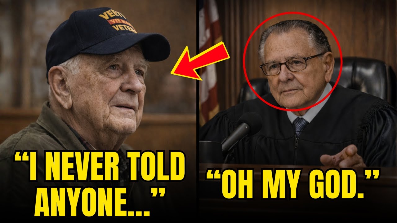 84 Year Old Veteran’s 47 Year Secret Stuns Courtroom and Changes a Young Man Forever