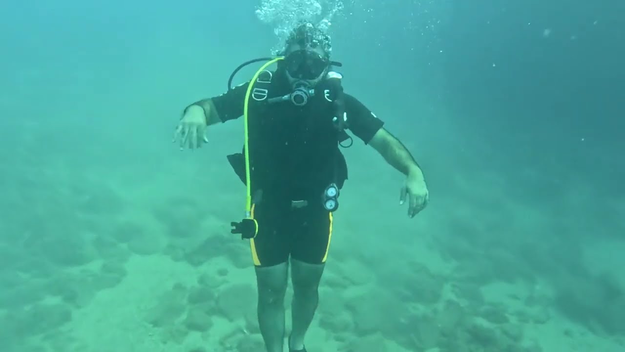 Karamağra koyu 25-30m dalış vlog