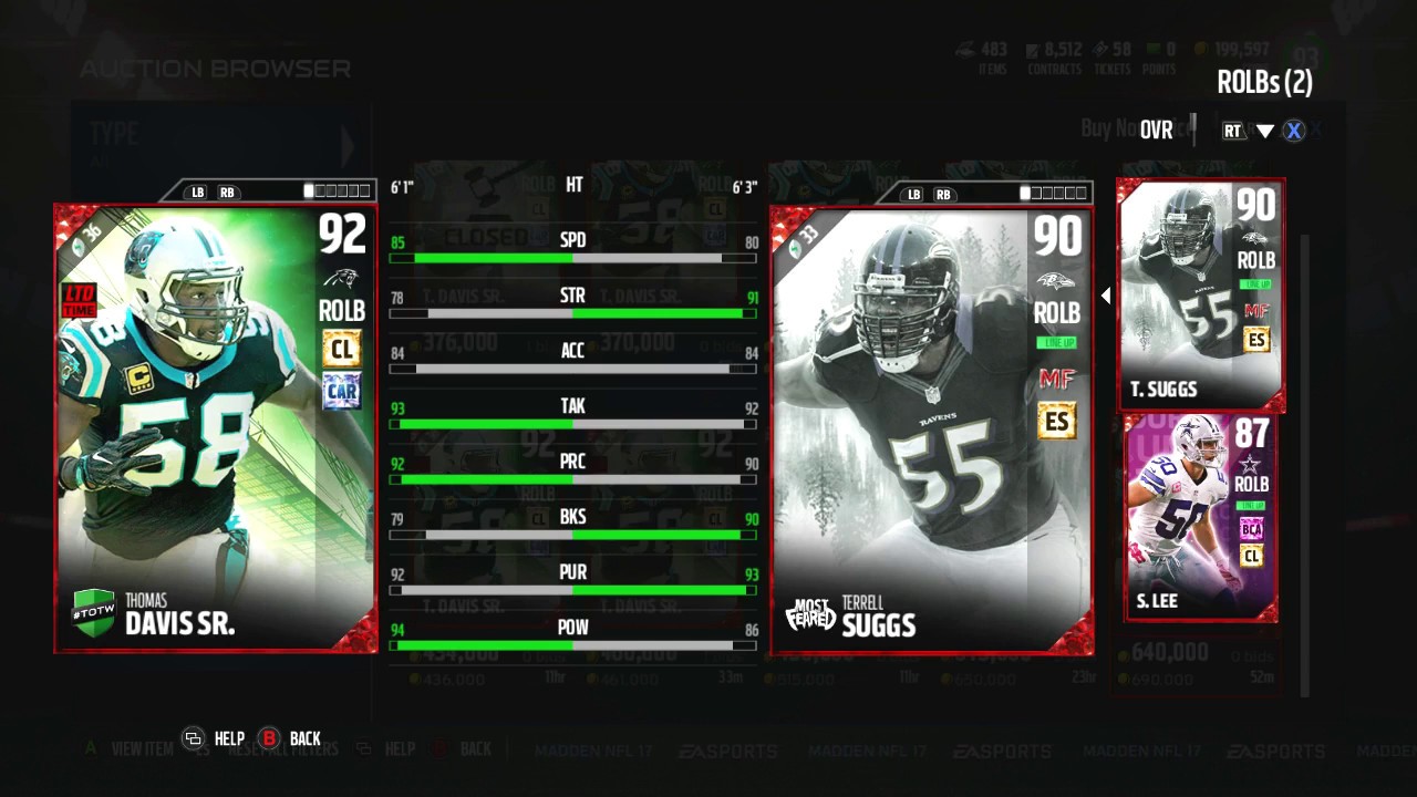 Madden 17 Ultimate Team :: TOTW Released! New LTD Thomas Davis Is GOD TIER!-Madden 17 Ultimate Team