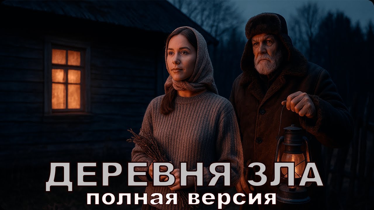 ДЕРЕВНЯ ЗЛА — ПОЛНАЯ ВЕРСИЯ |  Мистическая история о ведьме и чертовщине в деревне, Страшная история