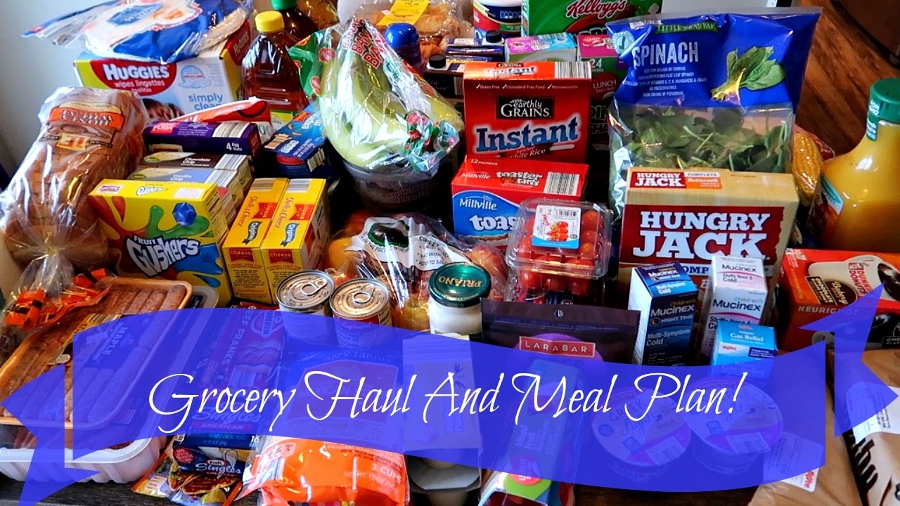 Grocery Haul & Meal Plan!