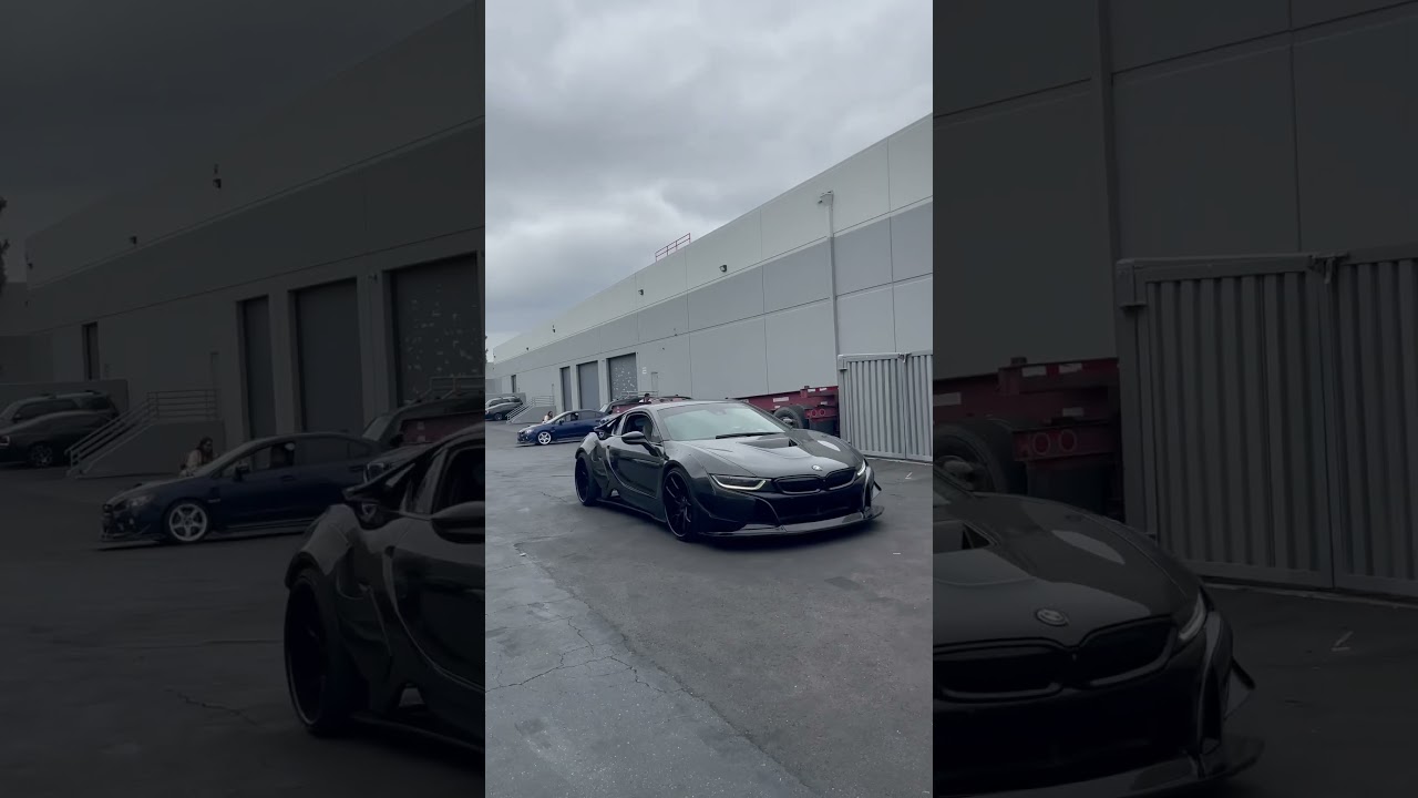 Libertywalk BMW I8 Leaving Car Meet!