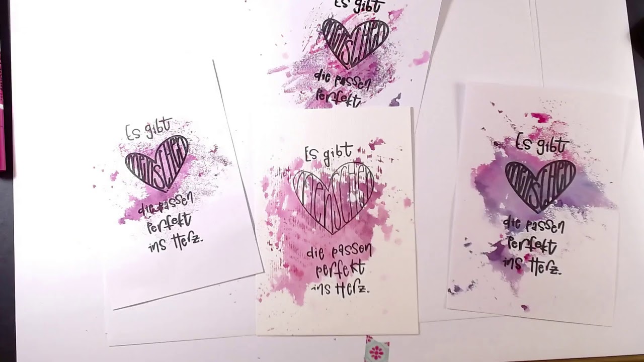 Valentinstag Live Lettering