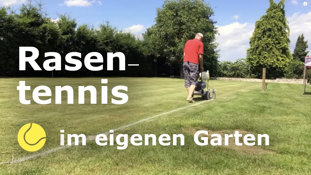 Rasentennis im eigenen Garten f&uuml;r Tennisfans