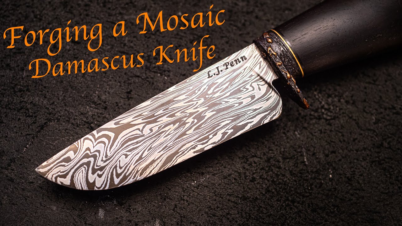 Forging my First Mosaic Damascus Knife