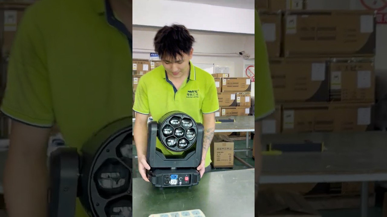 Brilliant 7x40W 4 in 1 RGBW Wash Light for Stage and Event Lighting