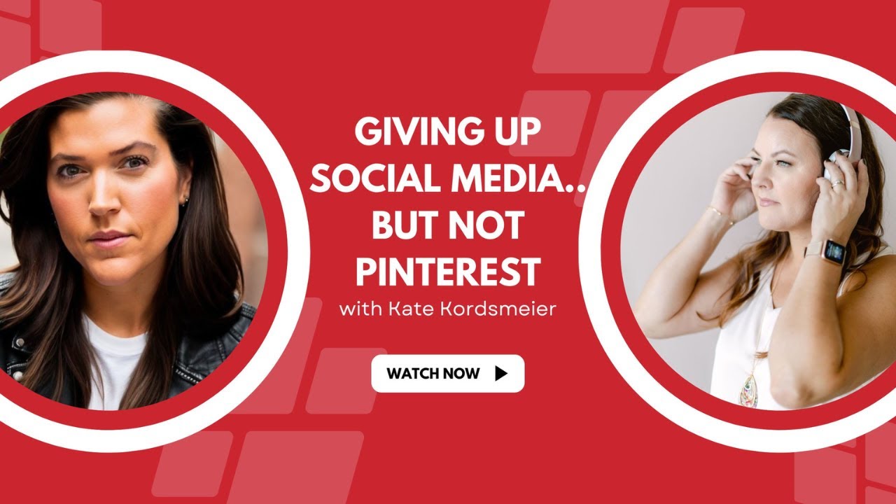 Deleting Social Media...but not Pinterest!