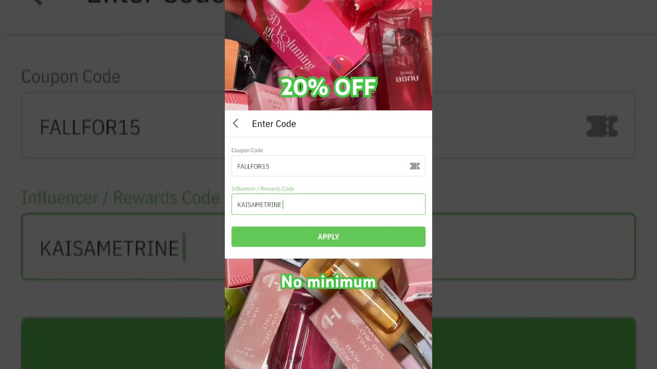 YesStyle Coupon Codes 2025 🎀🧸#kbeauty #yesstyle #yesstylecode #makeup #wonyoungism #fyp