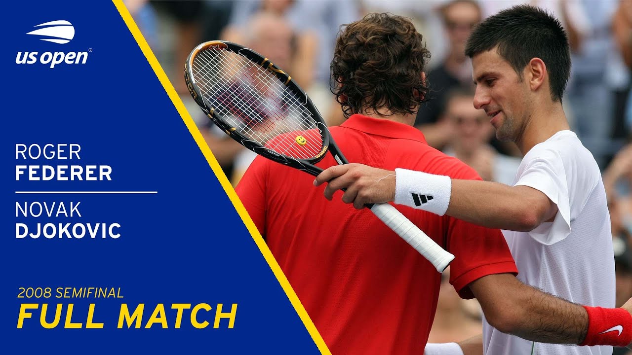 Roger Federer vs Novak Djokovic Full Match | 2008 US Open Semifinal
