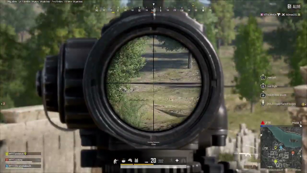 Full PUBG squad gameplay -- Xbox  – intense fights and late-game chaos.