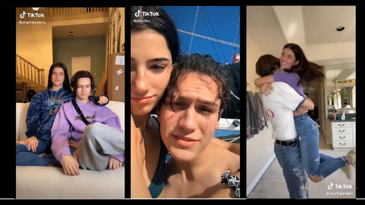 All Charli D'amelio and Chase Hudson dating confirmation Tik Toks