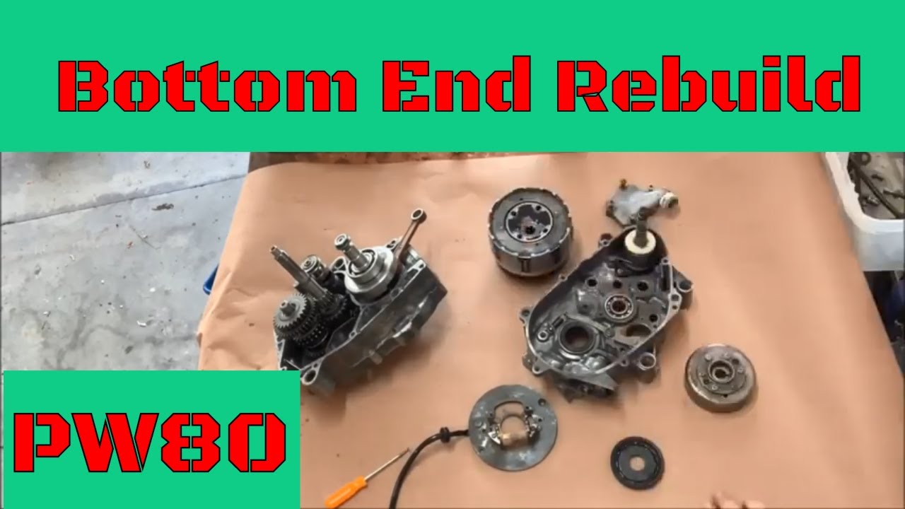Yamaha Pw80 bottom end rebuild #pw80