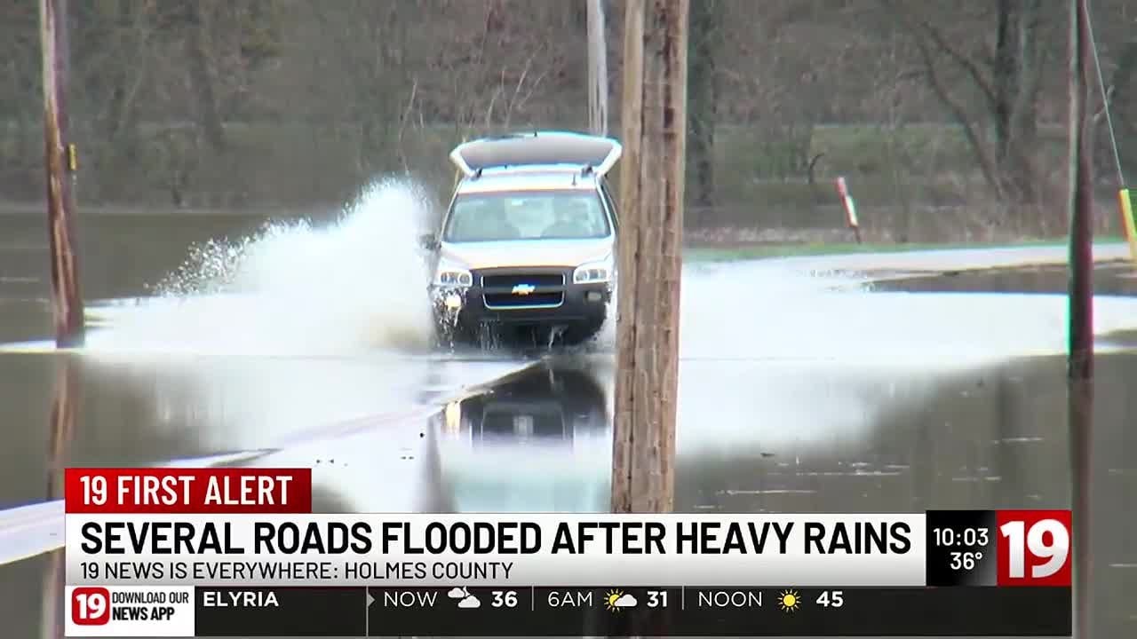 Severe storms flood roads across Northeast Ohio