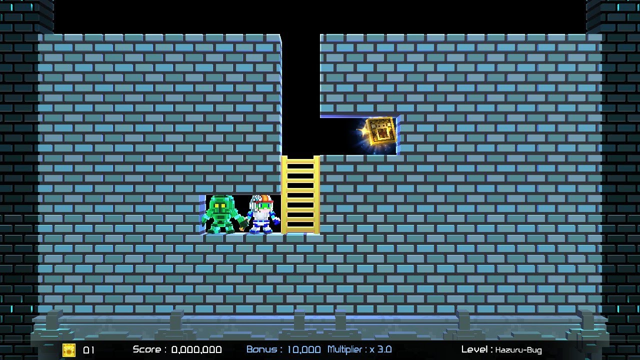 Lode Runner Legacy World Level(steam):Hazuru-Bug
