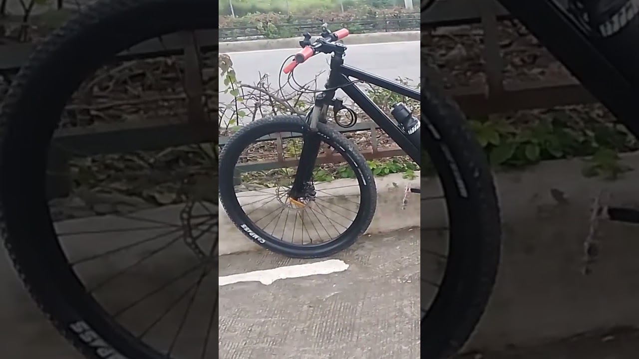 27.5er fork for 26er frame, what looks like