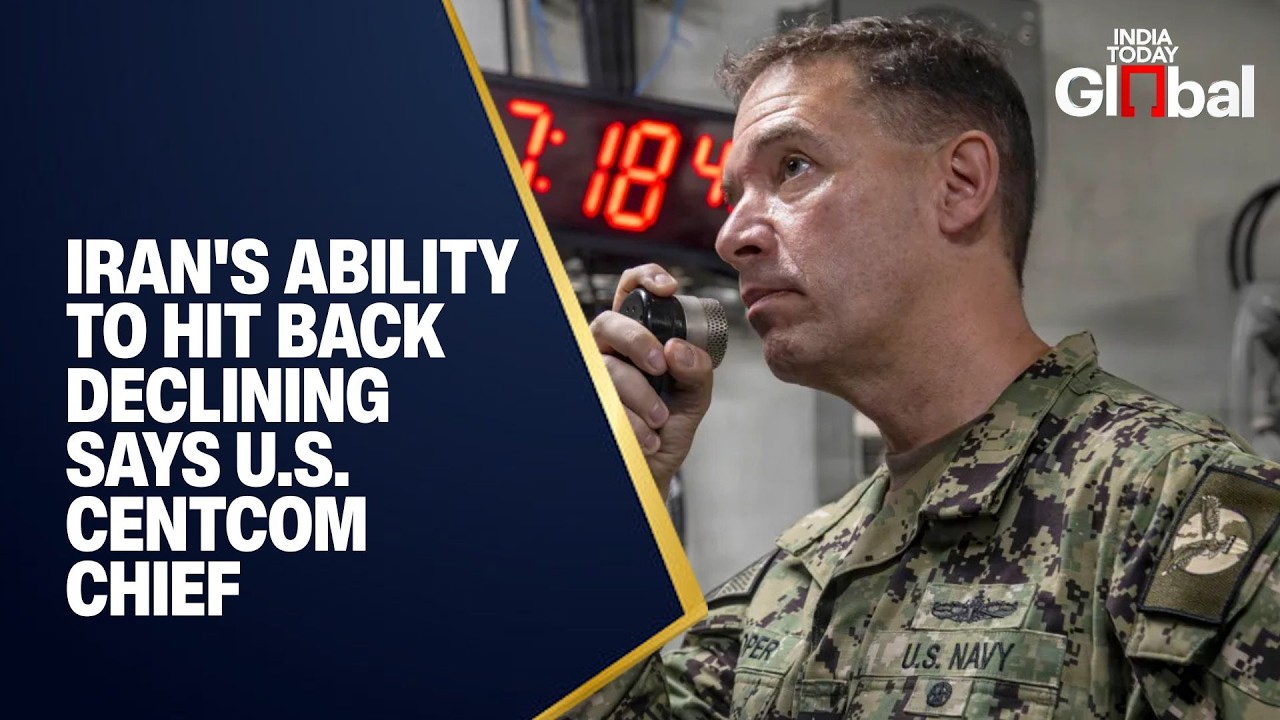 LIVE: US Central Command Chief Says Iran&rsquo;s Ability to Hit Back Is Declining | Operation Epic Fury
