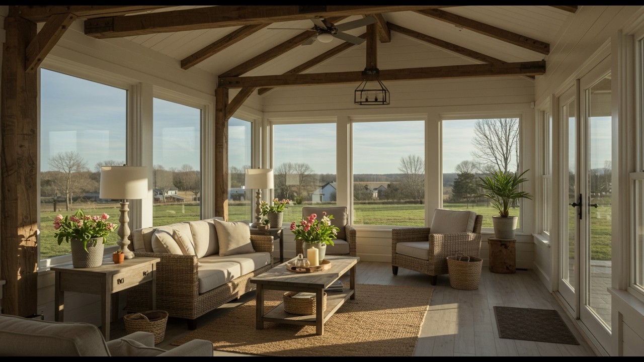 From Rustic to Refined: Farmhouse Sunroom Ideas That Wow Every Guest
