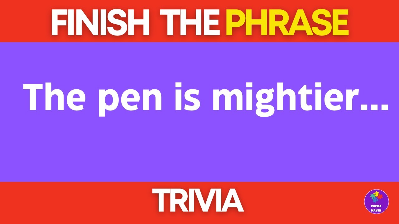 Finish the Phrase Trivia | Can You Complete These historical Quotes?