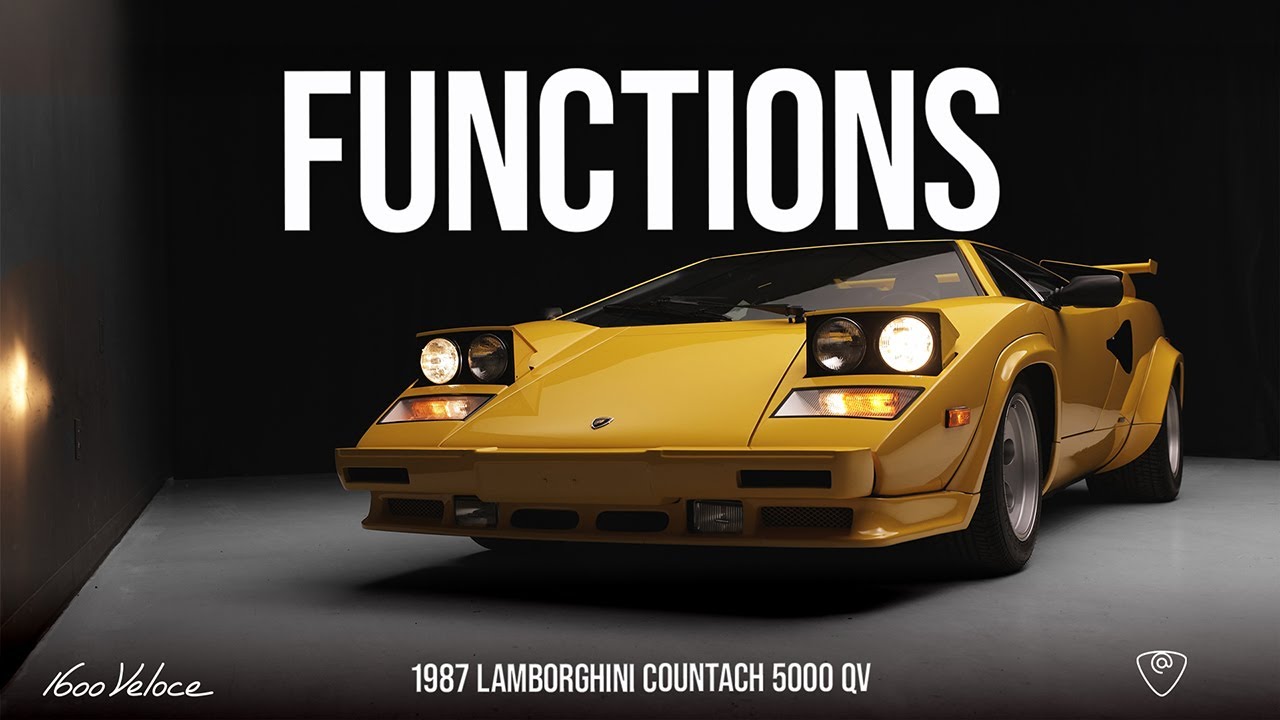 1987 Lamborghini Countach 5000 QV | Functions