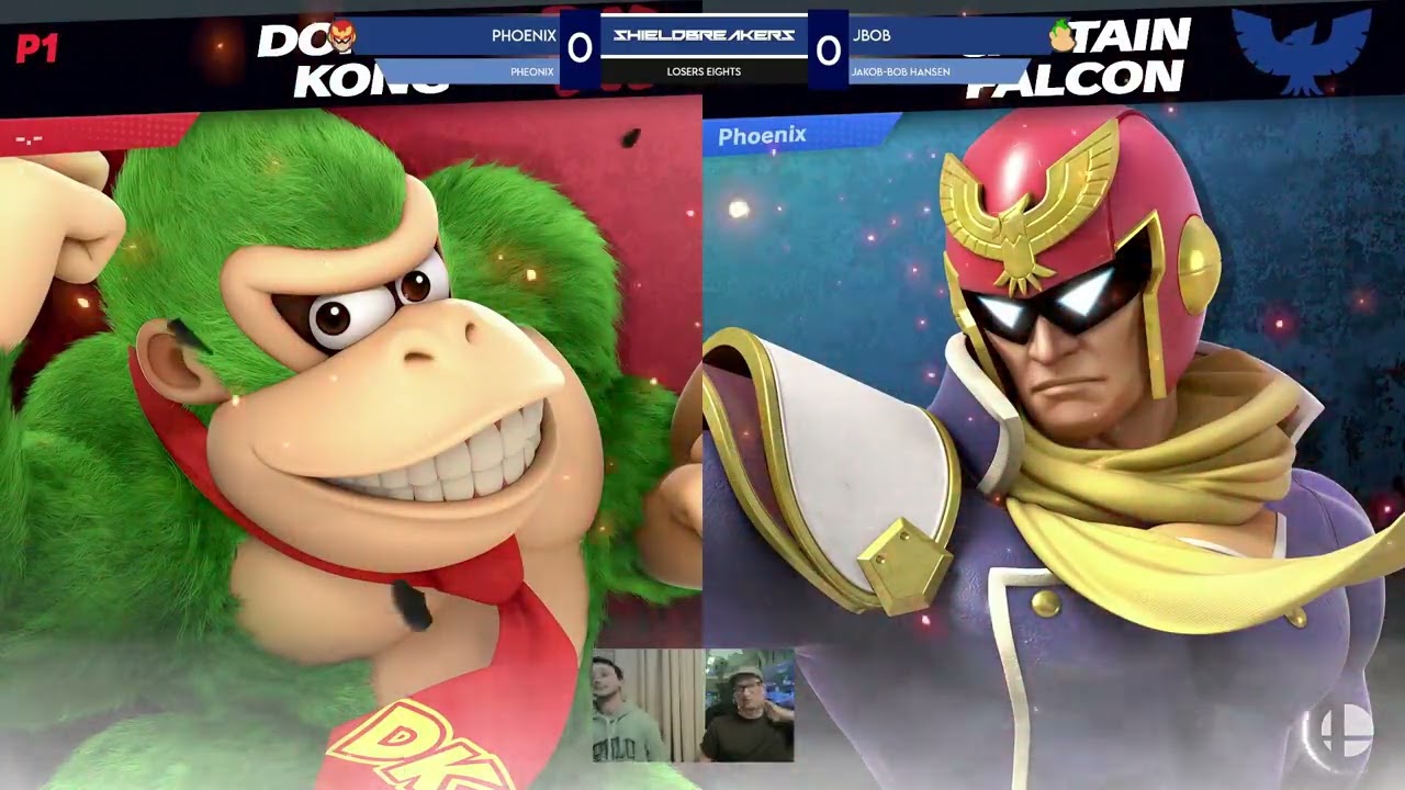 Shieldbreakers Weekly 132 Losers Eights - Phoenix (Captain Falcon) Vs. Jbob (Donkey Kong) - SSBU
