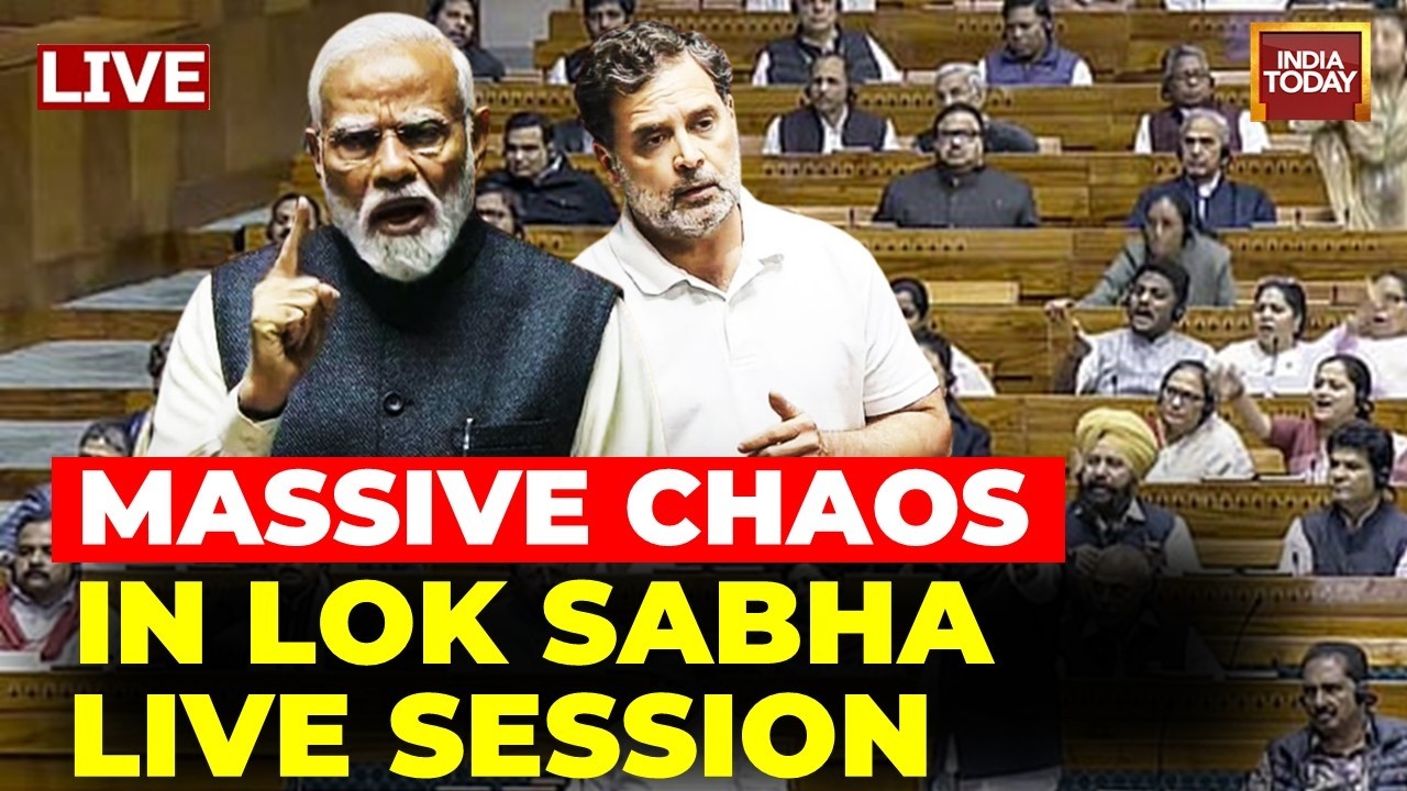 Lok Sabha LIVE: Chaos over No-Confidence Motion Against Om Birla LIVE | Congress vs BJP