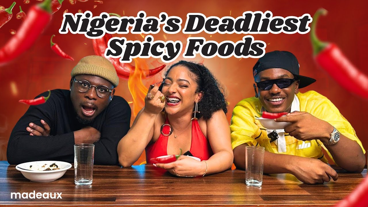 RANKING Nigeria’s Spiciest Foods with Timini, Kamo State & Sophia — PURE CHAOS 🔥🌶 | Food Wars
