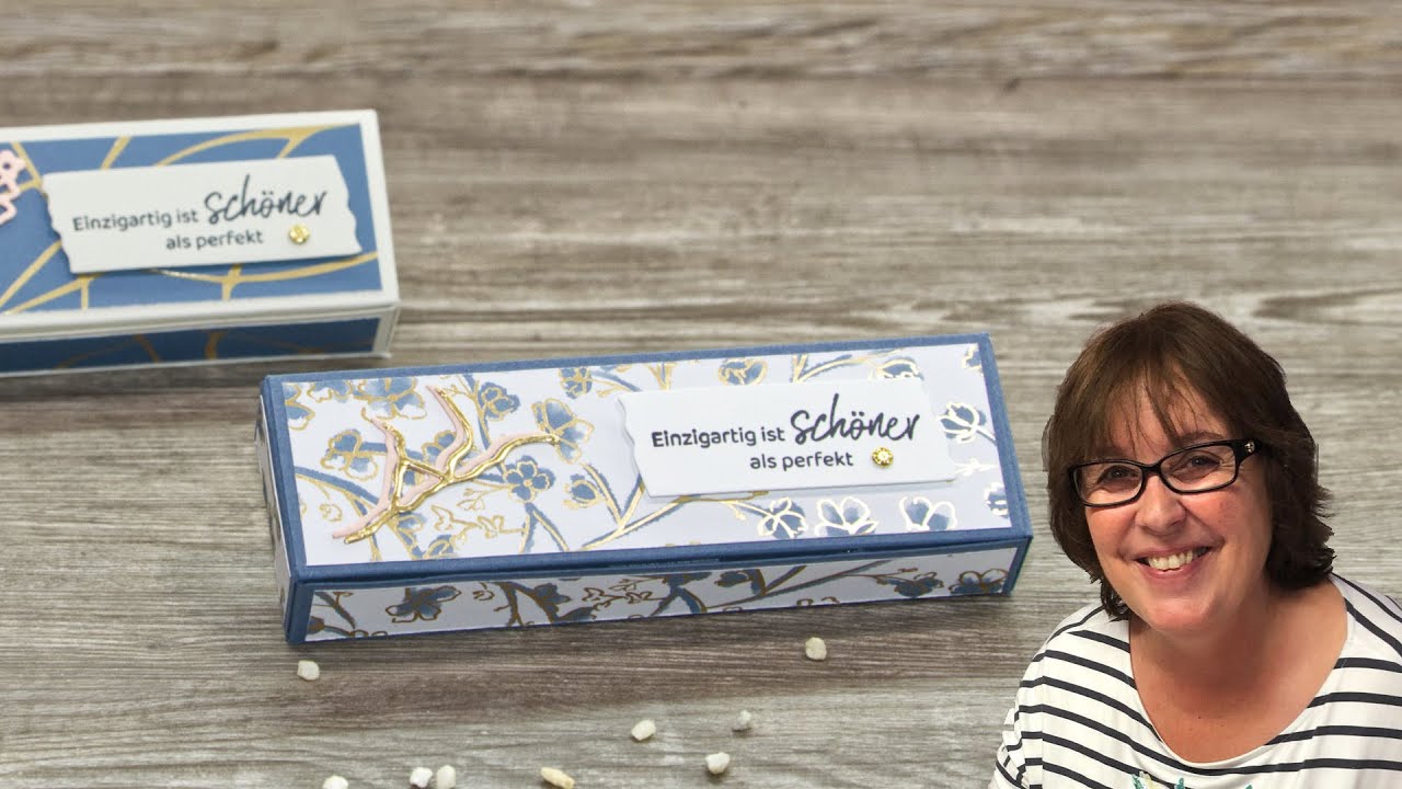Edle Geschenkbox Kintsugi-Inspiration・Die Schönheit des Unperfekten ・Schnell und einfach zu basteln