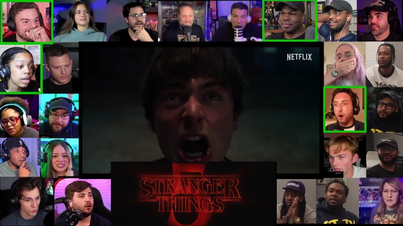 Stranger Things: Season 5 Teaser Trailer | Reaction Compilation/Mashup