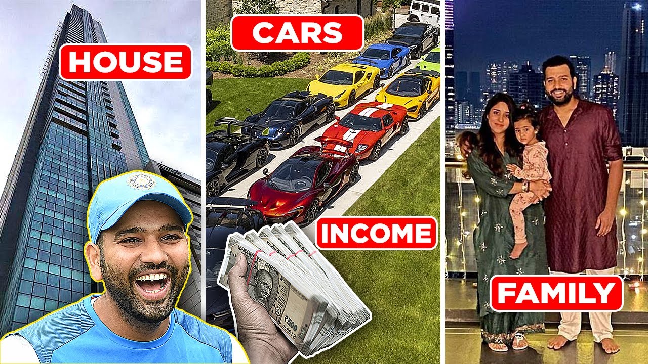 Rohit Sharma की Luxury Lifestyle देख कर हैरान रह जाओगे | Rohit Sharma Luxury Lifestyle
