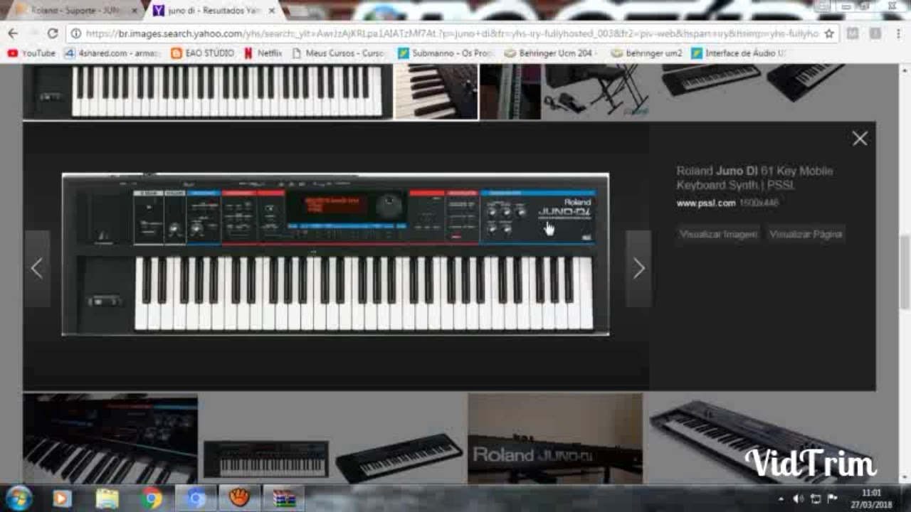 Atualização do Teclado Roland Juno Di