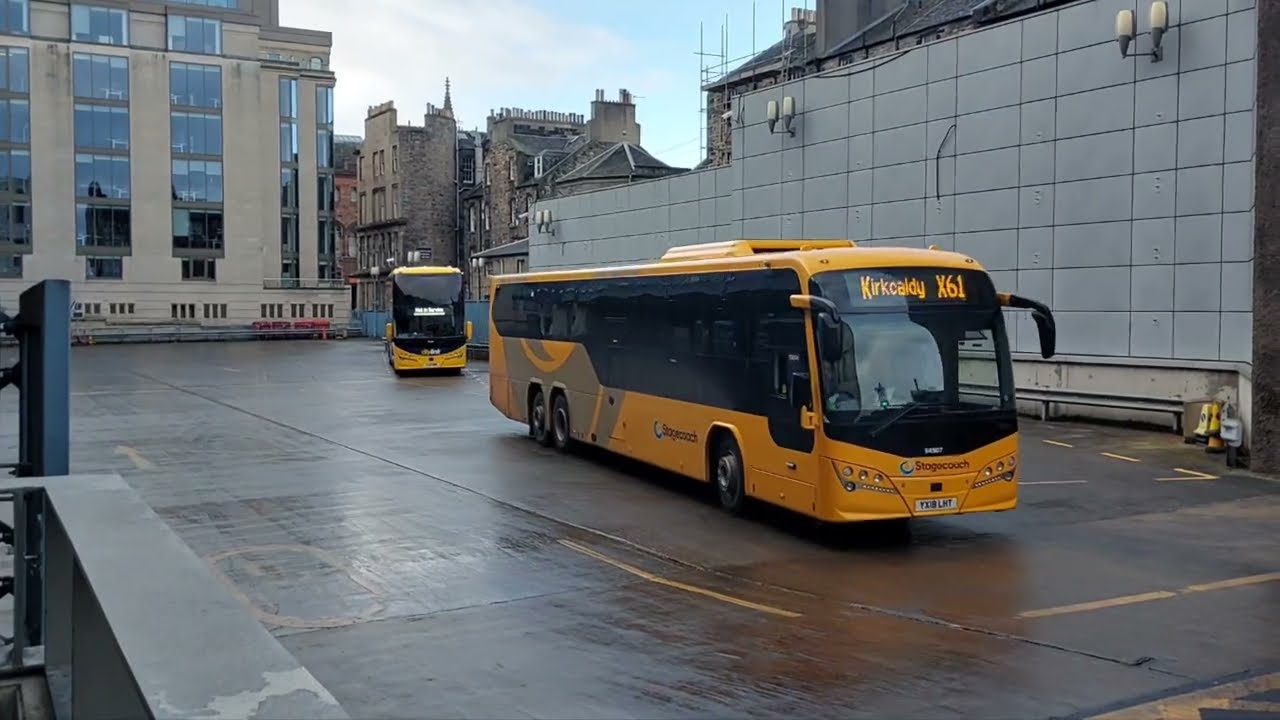 Buses at: Edinburgh Bus Station - 12/02/2023